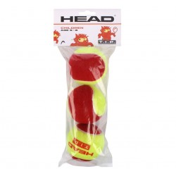 Pelotas de tenis HEAD CHILDREN X3 yellow/red