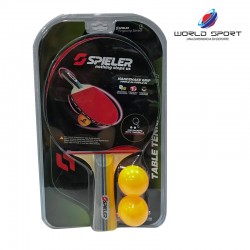 Raqueta Ping Pong Spieler con 2 bolas