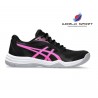 Calzado deportivo Asics negro y rosa